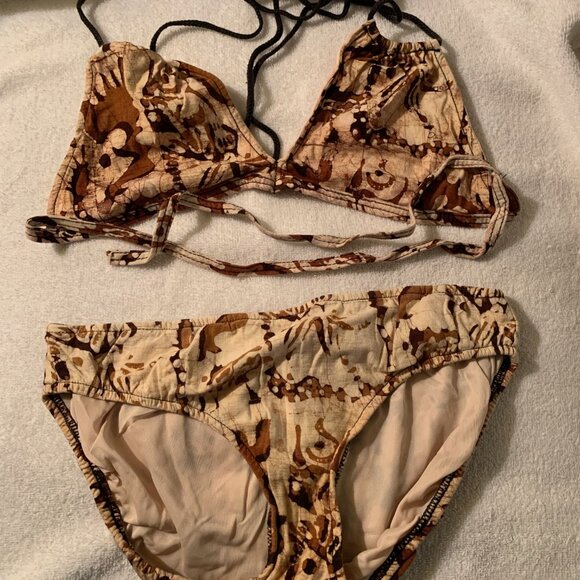 2 X *HP* Vintage 80s Batique bikini - Picture 5 of 8